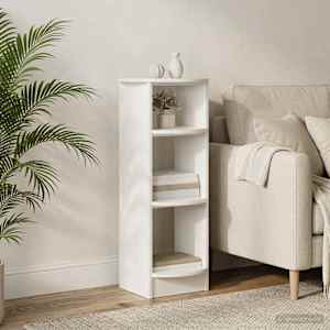 Stranska omara Visok Sijaj Bel 40 x 40 x 100 cm