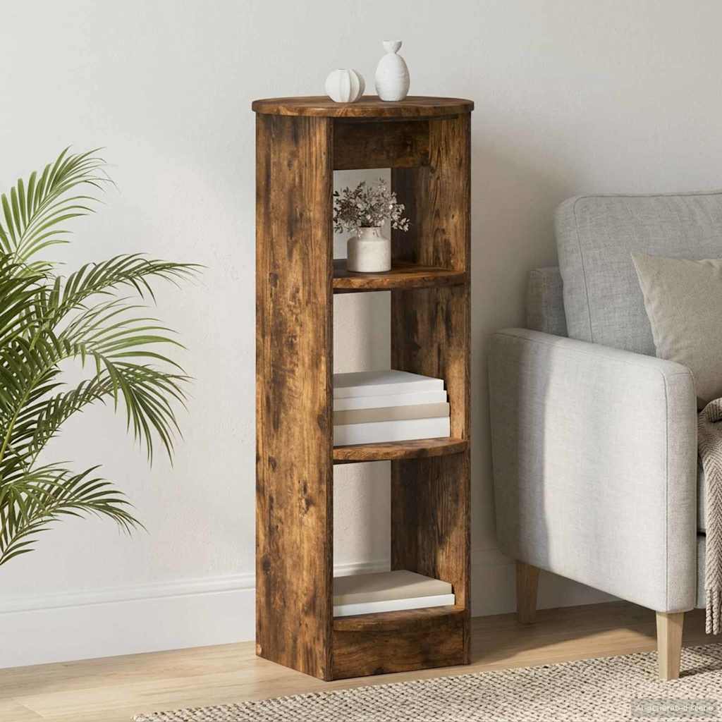 vidaXL Dulap lateral Stejar Afumat 40 x 40 x 100 cm Lemn prelucrat