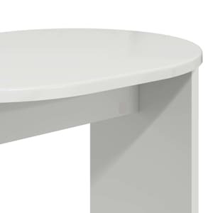 Boční stůl Bílá s vysokým leskem 50 x 39,5 x 55 cm - obrázek 8
