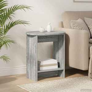 Stranska miza Siva Sonoma 50 x 39,5 x 55 cm Inženirski les