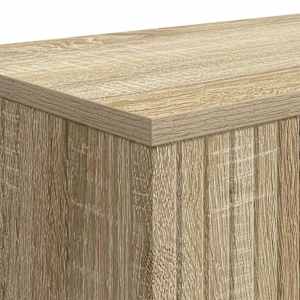 Konzolový stolek Sonoma dub 101 x 29 x 74 cm Dřevěný materiál - obrázek 8