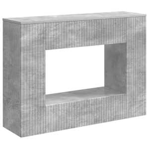Konzolový stolek Pruhovaný Betonově Šedá 101 x 29 x 74 cm - obrázek 2