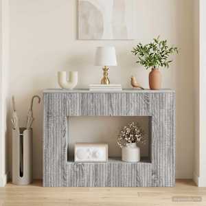 Konzolna miza Siva Sonoma 101 x 29 x 74 cm Konstruirano leseno