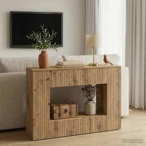 Konzolna miza Obrtni Hrast 101 x 29 x 74 cm Konstruirano leseno