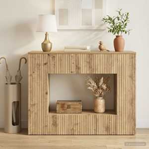 Konzolna miza Obrtni Hrast 101 x 29 x 74 cm Konstruirano leseno