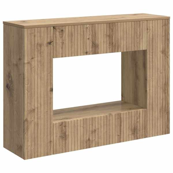vidaXL Konsoollaud K&auml;sit&ouml;&ouml; Tamm 101 x 29 x 74 cm T&ouml;&ouml;deldud puit