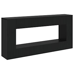 vidaXL Konsoollaud Must 155 x 29 x 74 cm T&ouml;&ouml;deldud puit