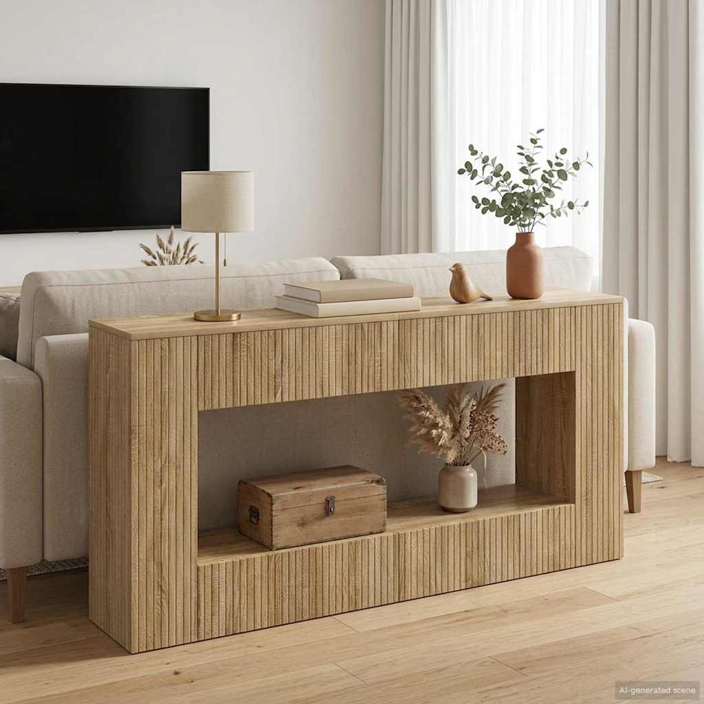 vidaXL Masă de consolă Stejar Sonoma 155 x 29 x 74 cm Lemn prelucrat