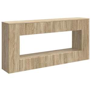 Konzolový stolek Sonoma dub 155 x 29 x 74 cm Dřevěný materiál - obrázek 2