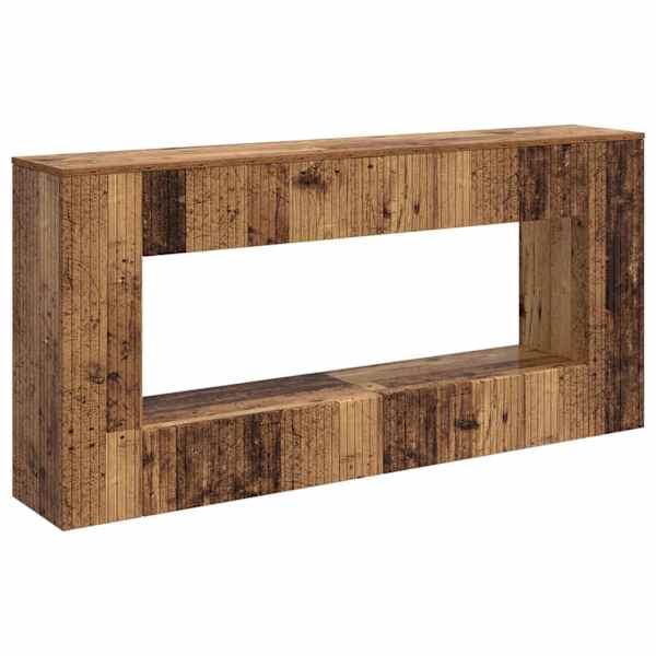 vidaXL Konsoollaud Vana puit 155 x 29 x 74 cm T&ouml;&ouml;deldud puit