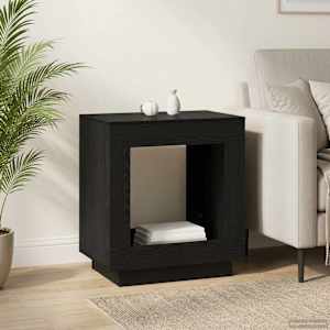 Stranska miza Črni hrast 60 x 40 x 65 cm Inženirski les