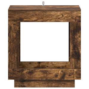 Boční stůl Kouřový dub 60 x 40 x 65 cm Kompozitní dřevo - obrázek 4