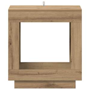 Boční stůl Dub artisan 60 x 40 x 65 cm Kompozitní dřevo - obrázek 4