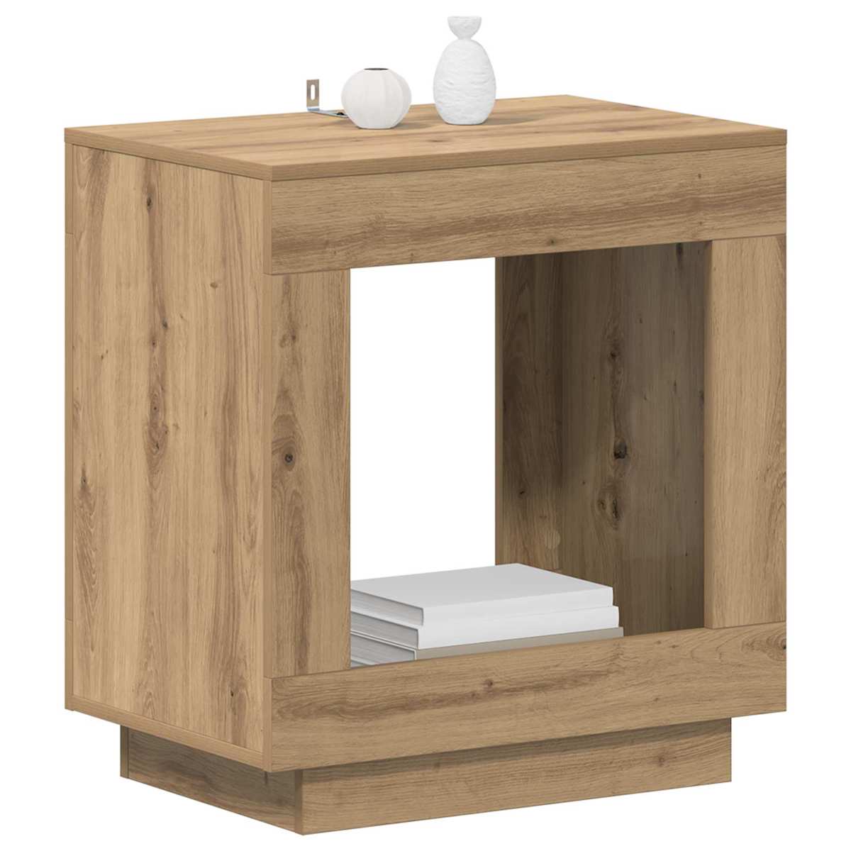 Sidebord 60 x 40 x 65 cm Konstrueret træ - Billede 3