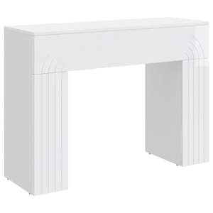 Konferenční stolek Bílá s vysokým leskem 102 x 35 x 75 cm - obrázek 2