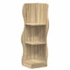 vidaXL Nurgariiul Sonoma tamm 34 x 33 x 102 cm Tehispuit