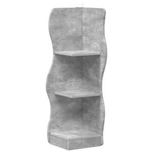 vidaXL Nurgariiul Betoonhall 34 x 33 x 102 cm Tehispuit