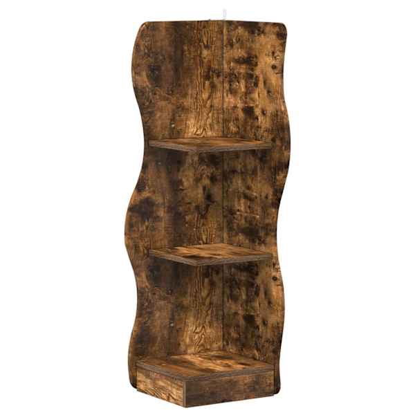 vidaXL Nurgariiul Suitsutatud tamm 34 x 33 x 102 cm Tehispuit