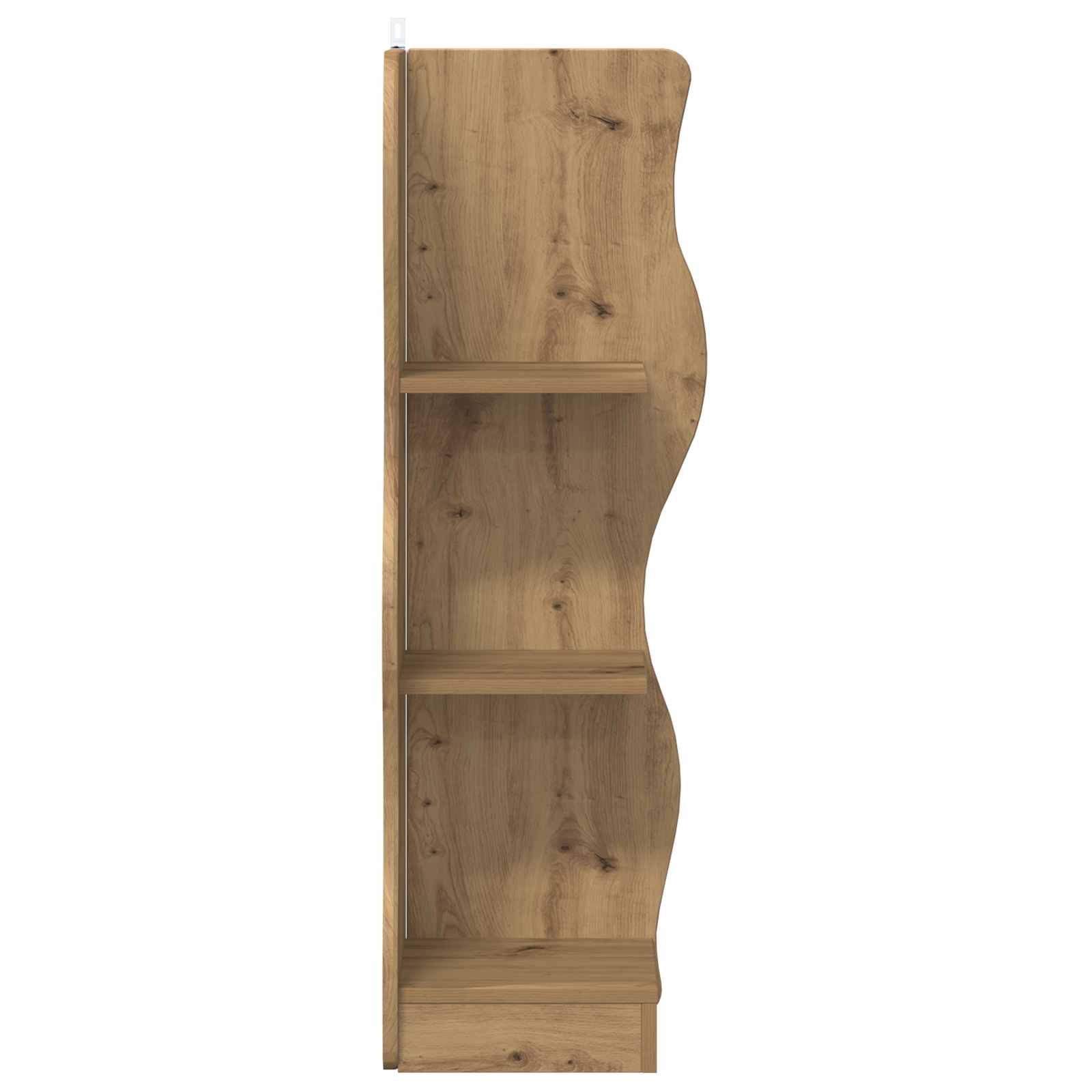 Kotna polica Artisan hrast 34 x 33 x 102 cm Inženirski les - slika 4