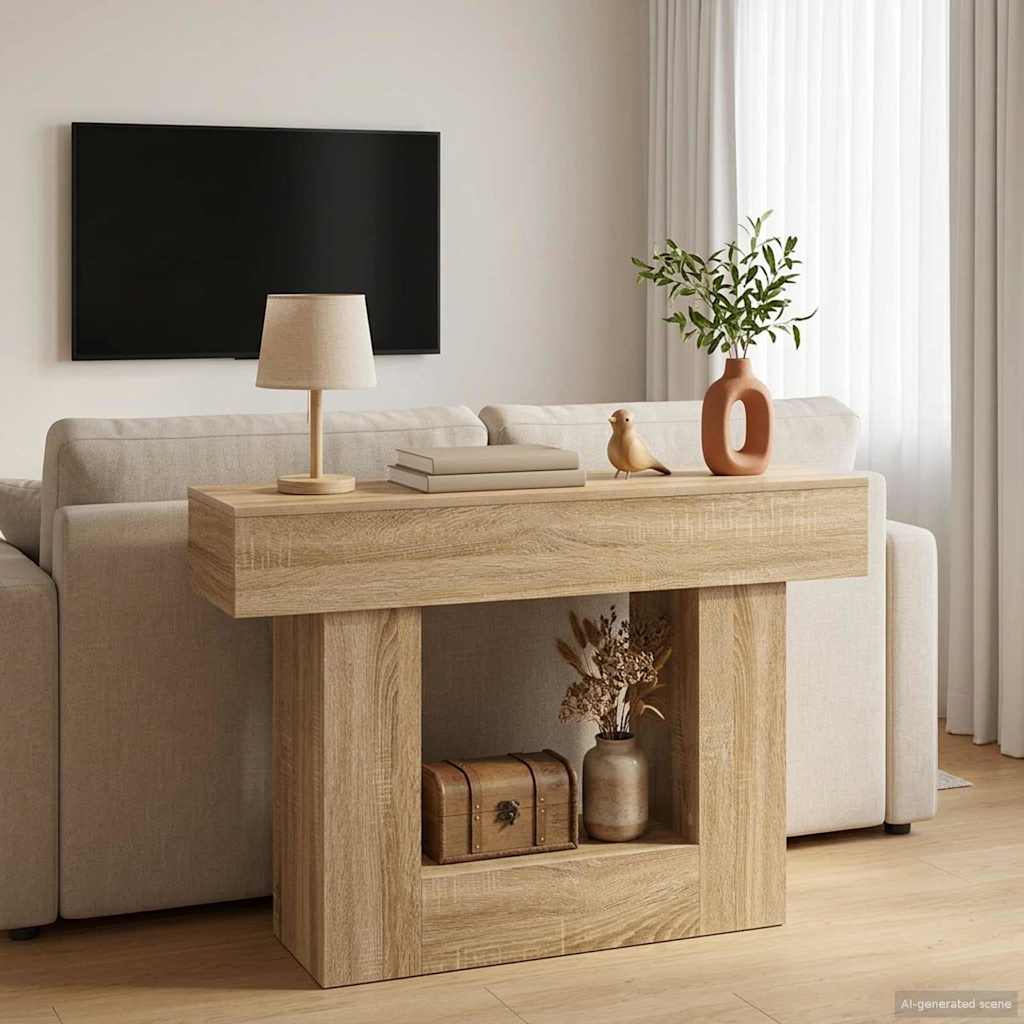 vidaXL Stejar Sonoma 101 x 30 x 74 cm