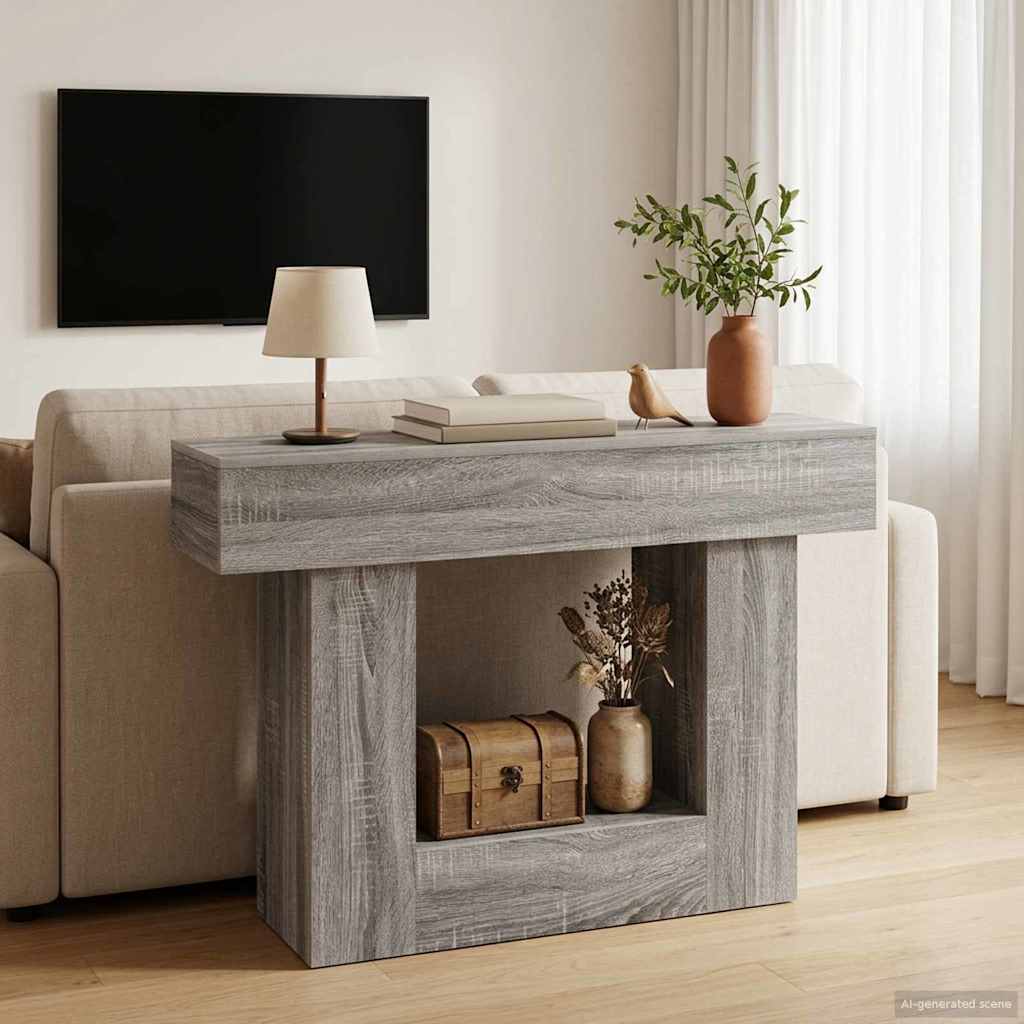 vidaXL Sonoma gri 101 x 30 x 74 cm