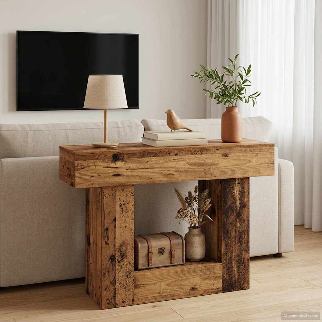 vidaXL Lemn vechi 101 x 30 x 74 cm