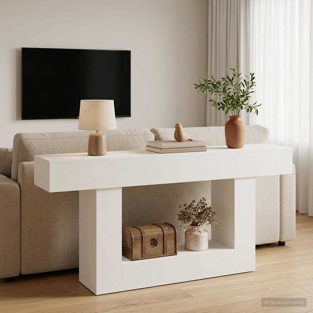 vidaXL Alb 160 x 30 x 74 cm