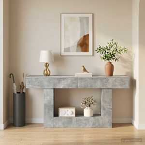 Beton Siva 160 x 30 x 74 cm