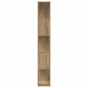 Knihovna 80 x 24 x 159 cm kompozitní dřevo Artisanový dub - obrázek 6