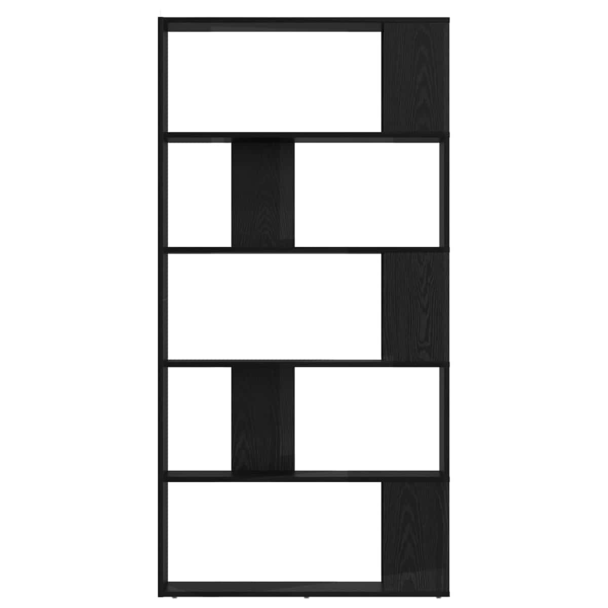 Bogskab 80 x 24 x 159 cm Konstrueret træ - Billede 5