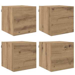Nástěnný TV kabinet Dub artisan Kompozitní dřevo - obrázek 2