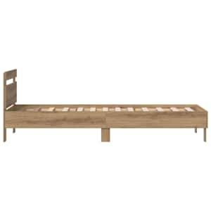 Rám postele Artisanový dub 98.5 x 200 cm kompozitní dřevo - obrázek 5
