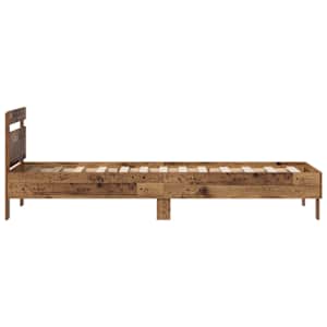 Rám postele Staré dřevo 75 x 190 cm kompozitní dřevo - obrázek 5