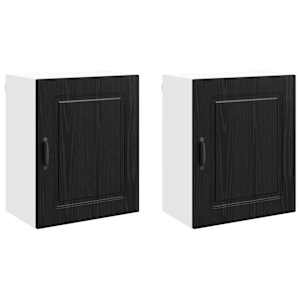 Kuchyňská skříň Kalmar 2 pcs Černý dub 50 x 31 x 60 cm - obrázek 2