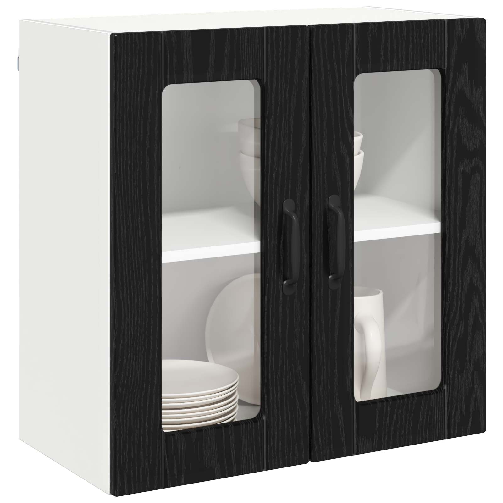 Thumbnail - vidaXL Küchenschrank mit Speicher Schwarz Eichen-Optik 60 x 31 x 60 cm