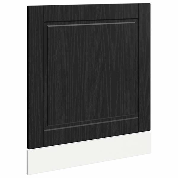 vidaXL N&otilde;udepesumasina paneel PORTO Must tamm 60 x 1,5 x 57 cm
