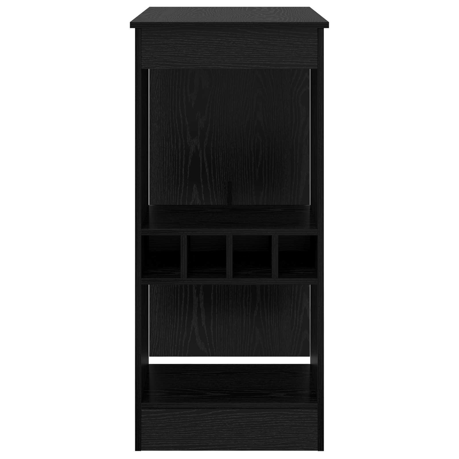 Baaripöytä Musta tammi. 90 x 47.5 x 103.5 cm Tekninen puu - Image 5