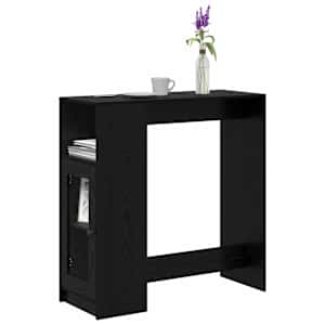 Barový stůl Černý dub 101 x 40 x 103,5 cm kompozitní dřevo - obrázek 3