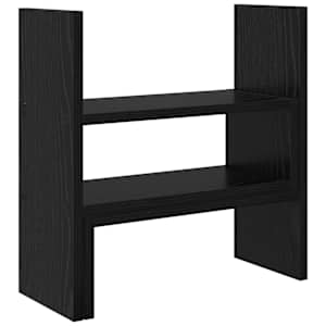 vidaXL Monitori Laua Alus Must tamm 40 x 17 x 41 cm Tehispuit