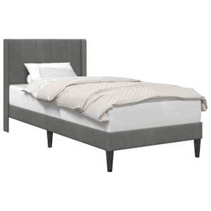 vidaXL Voodi raam peaga Tumehall 90 x 200 cm Samet
