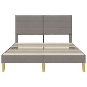 Rám postele s čelo Taupe 140 x 200 cm textil - obrázek 4