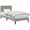 vidaXL Voodi raam peaga Helehall 80 x 200 cm Samet