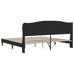 Rám postele s čelo Černá 180 x 200 cm Umělá kůže - obrázek 6