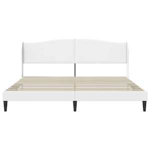 Rám postele s čelo Bílá 180 x 200 cm Umělá kůže - obrázek 4