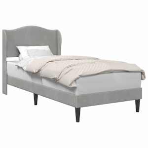 vidaXL Voodi raam peaga Helehall 80 x 200 cm Samet
