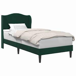 vidaXL Voodi raam peaga Tumeroheline 80 x 200 cm Samet