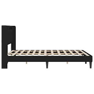 Rám postele s LED pásky s čelo Černá 140 x 200 cm Umělá kůže - obrázek 7