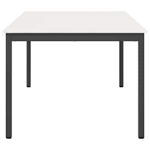 Jídelní stůl Bílá 200 x 100 x 75 cm Masivní borové dřevo - obrázek 6