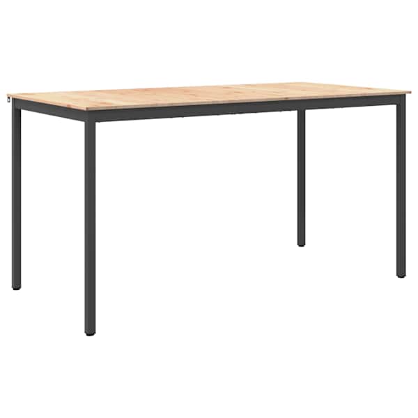 vidaXL Baarilaud 200 x 100 x 105 cm Tahke m&auml;nd Neutraalne Ristk&uuml;lik