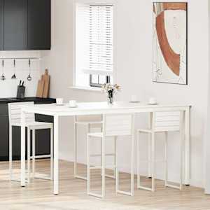 Barska miza Bela 200 x 100 x 105 cm Masivno borovo les